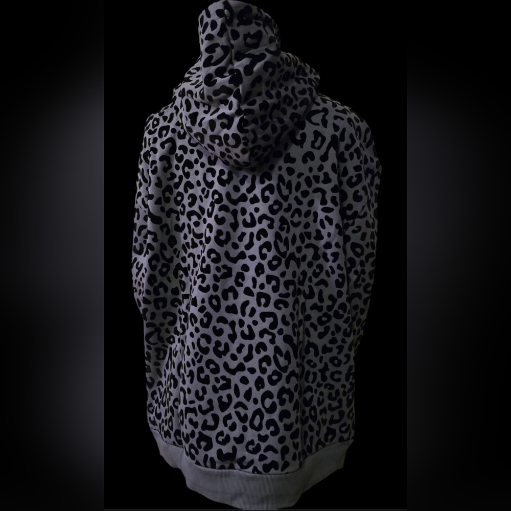 NWT Unisex Von Dutch Leopard Print Hoodie - Picture 3 of 3